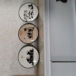 Vintage reverse paintings
